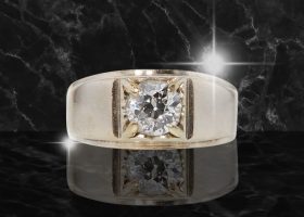 mens diamond rings