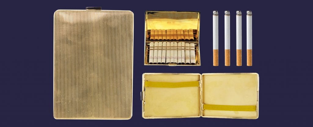 cigarette case then and now
