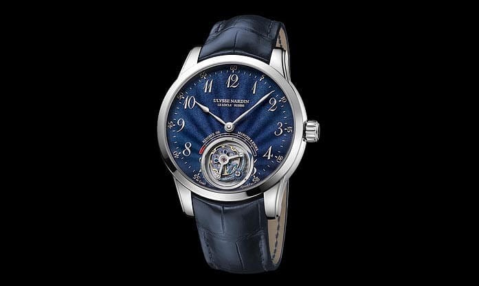 Ulysse Anchor Tourbillon Blue Emmel limited edition wristwatch. Source: http://www.ulysse-nardin.com/