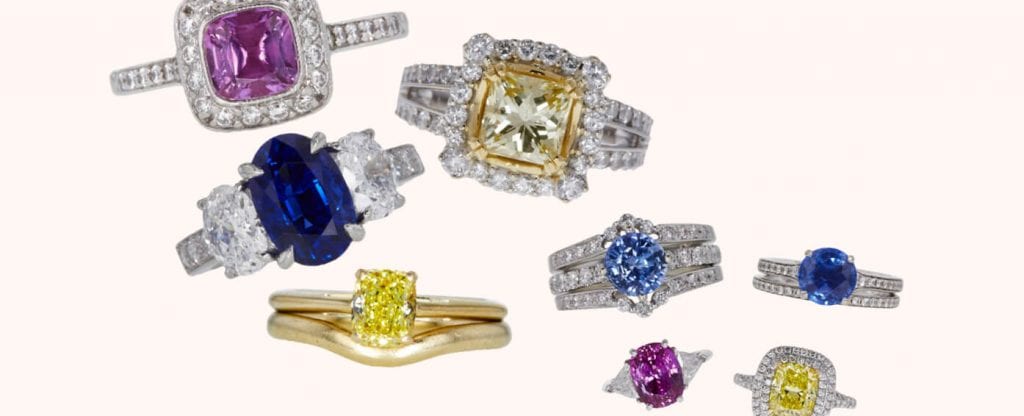 Colored Rings Auctioned at Worthy