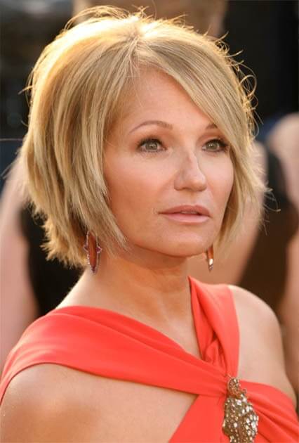 Ellen Barkin wearing JAR earrings she sold at Christies in 2006. Credit: PR Photos.