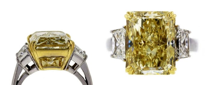 A Stunning Fancy Yellow Diamond Arrives for Auction!