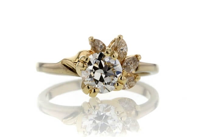 .88 CT European Cut Solitaire Ring sold at Worthy for $1,116.