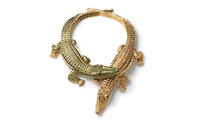 Crocodiles Necklace, Cartier Pars, Commissioned in 1975. Photo courtesy of Cartier.