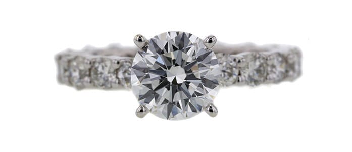 GIA 1.70 CT ROUND CUT SOLITAIRE RING