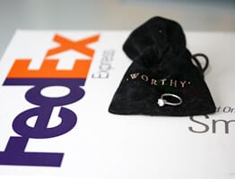 ship your ring securely with fedex