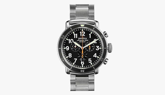 The Runwell Sport Chrono 48MM. Photo Credit: Shinola