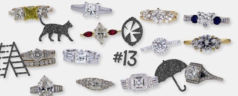 13 Lucky Diamond Rings Sold on the 13th