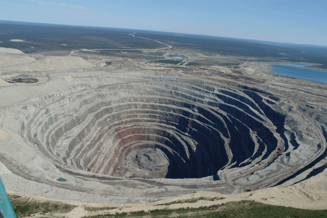 The Udachny diamond mine is part of the ALROSA company and located outside of the Arctic Circle. Photo courtesy of Stepanova, CC 3.0.