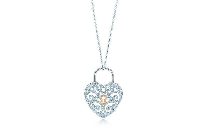 Tiffany Heart Lock Pendant