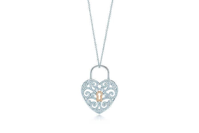 Best Deals for Tiffany Lock Heart Necklace