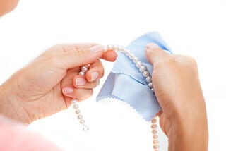 how to clean antique pearls