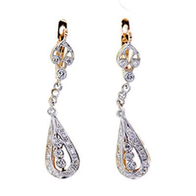 Diamond Chandelier Earrings