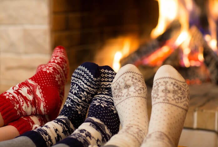 warming legs together - ways to coparent holidays