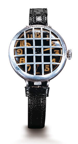 Wristwatch supposedly produced by Constant Girard in 1879 for German navy officers