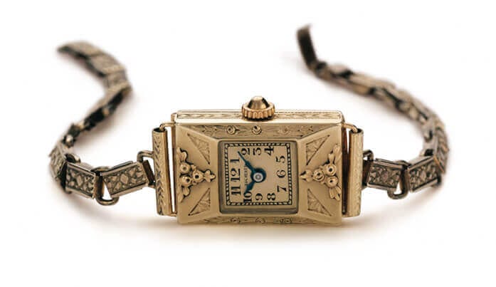 The first Carl F. Bucherer ladies' wristwatch, from 1919