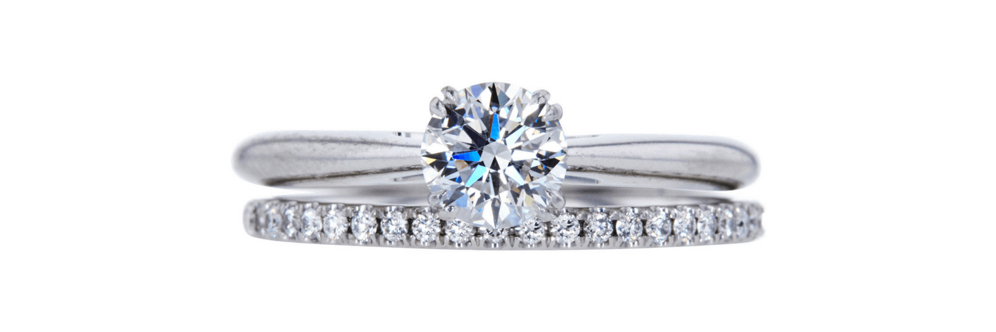 Round cut bridal set from Harry Winston