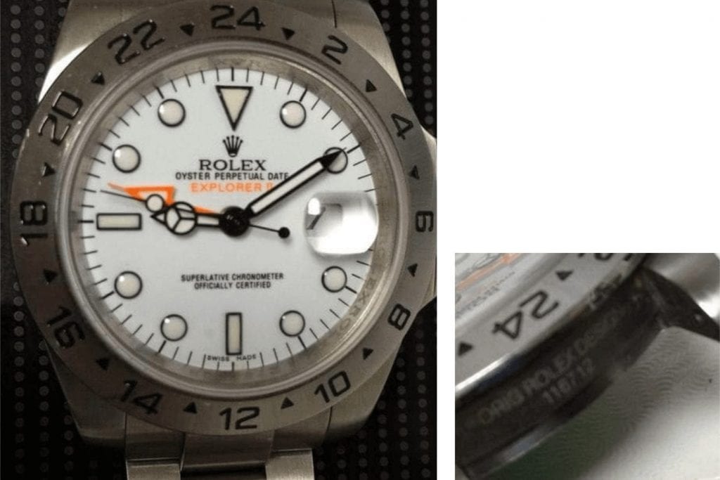 genuine vs fake rolex