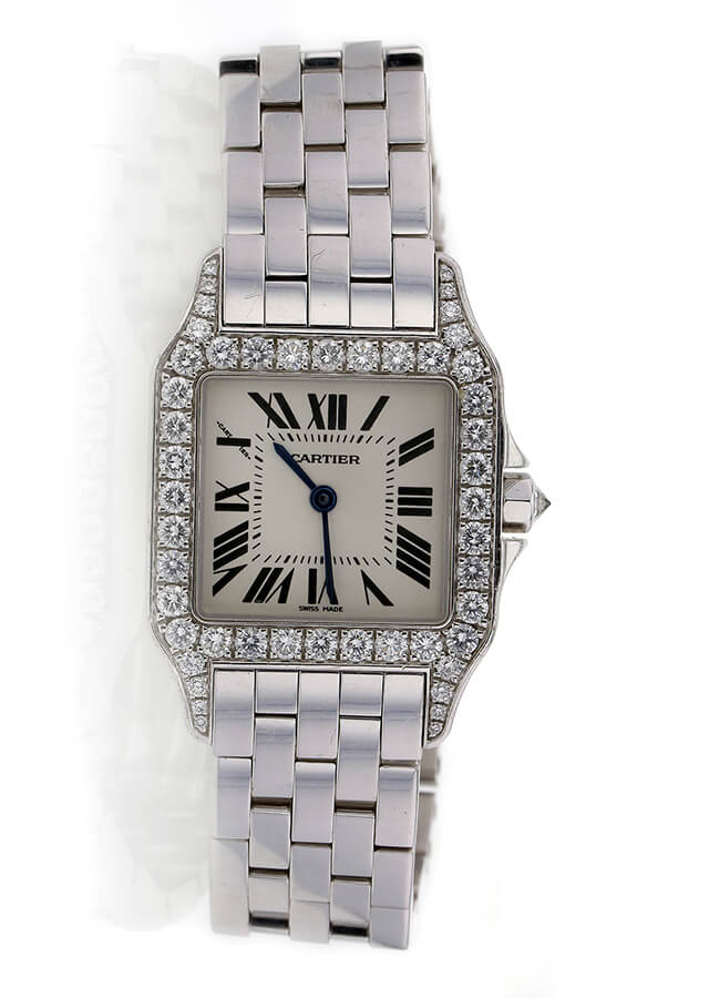 Cartier Santos Demoiselle WF9004Y8 288196CE sold at auction for $7,258.