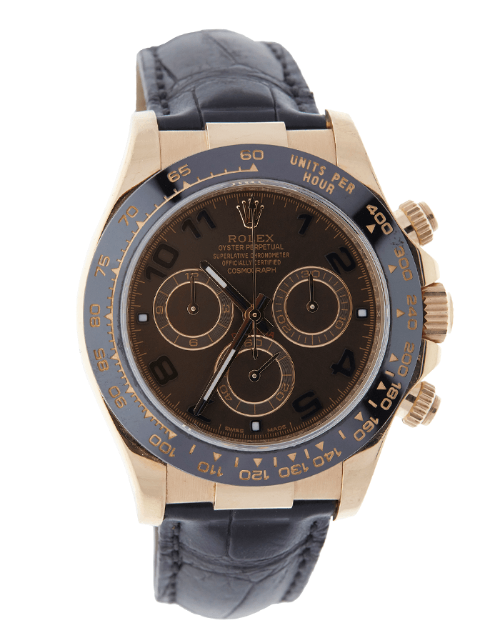 Rolex 116515 Daytona 6V1L0257, sold at auction for $18,900.