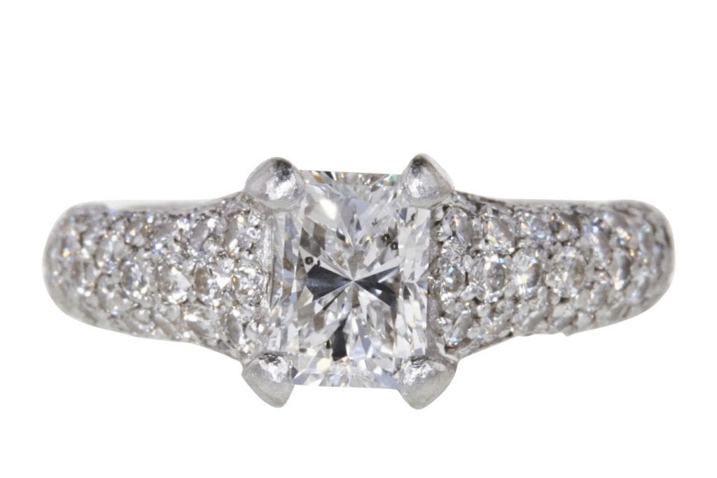 radiant cut solitaire