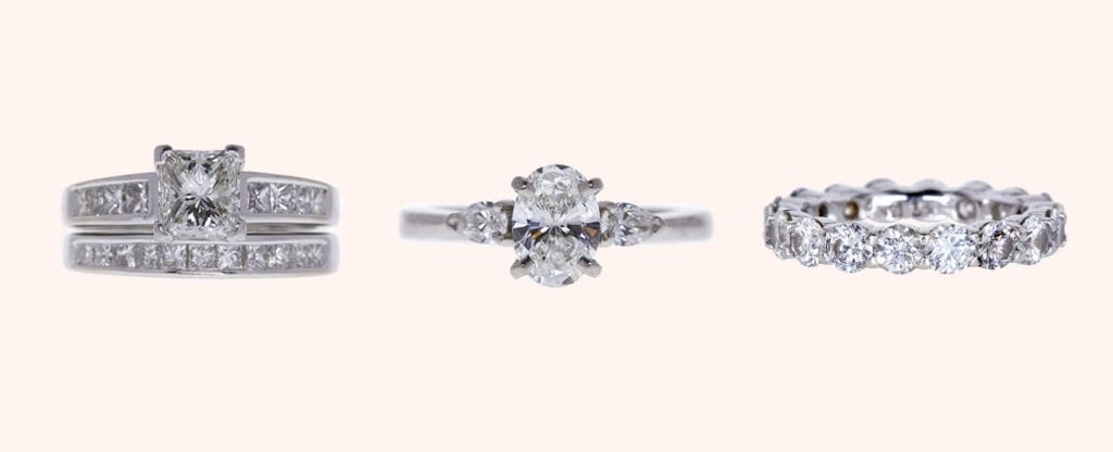 engagement ring vs wedding ring