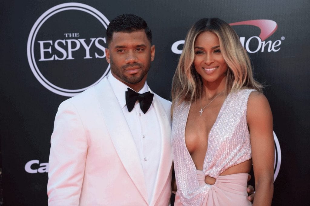 Russell Wilson and Ciara 