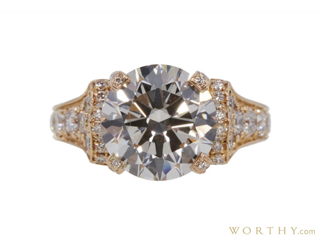 Round Cut Solitaire Cartier Ring