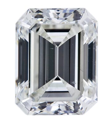 Emerald cut diamonds