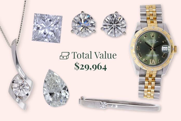 jewelry worth $29,964