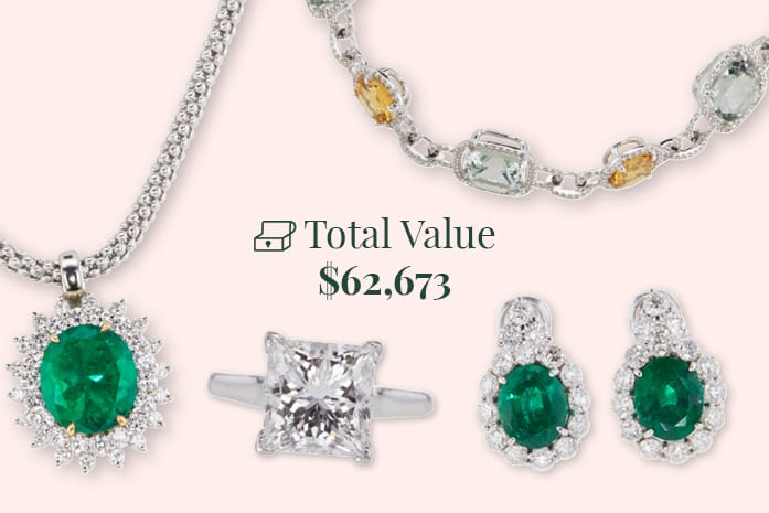 jewelry worth $62,673