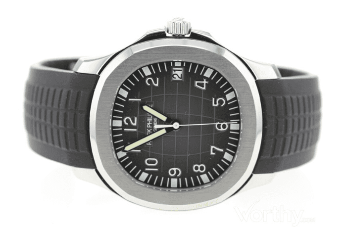 black patek philippe aquanaut Sold on Worthy for $5,402