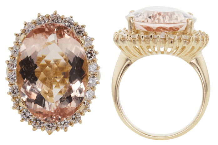 morganite ring