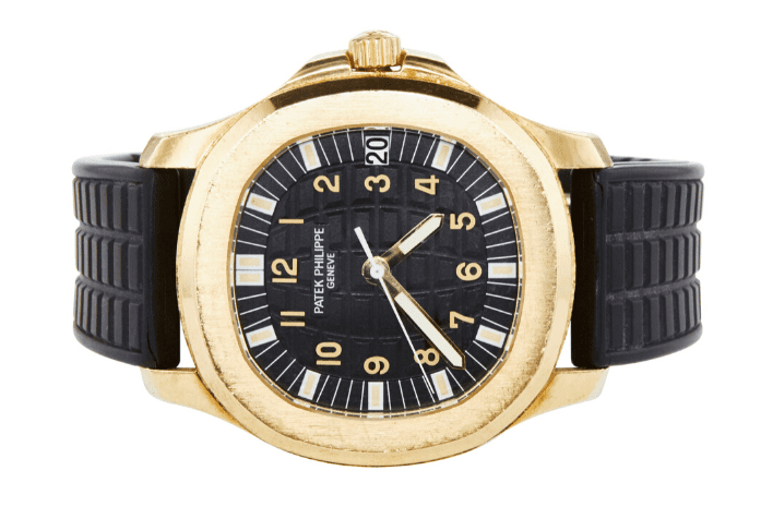 gold patek philippe aquanaut