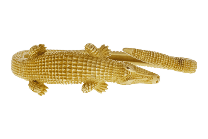 Kieselstein-Cord alligator bracelet
