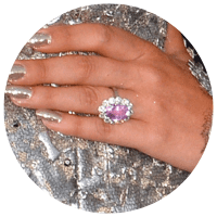 Lady gaga sapphire on sale ring