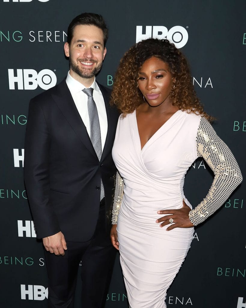 Serena Williams engagement ring & Alexis Ohanian